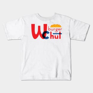 WcBurger Hut - Burger King Parody Kids T-Shirt